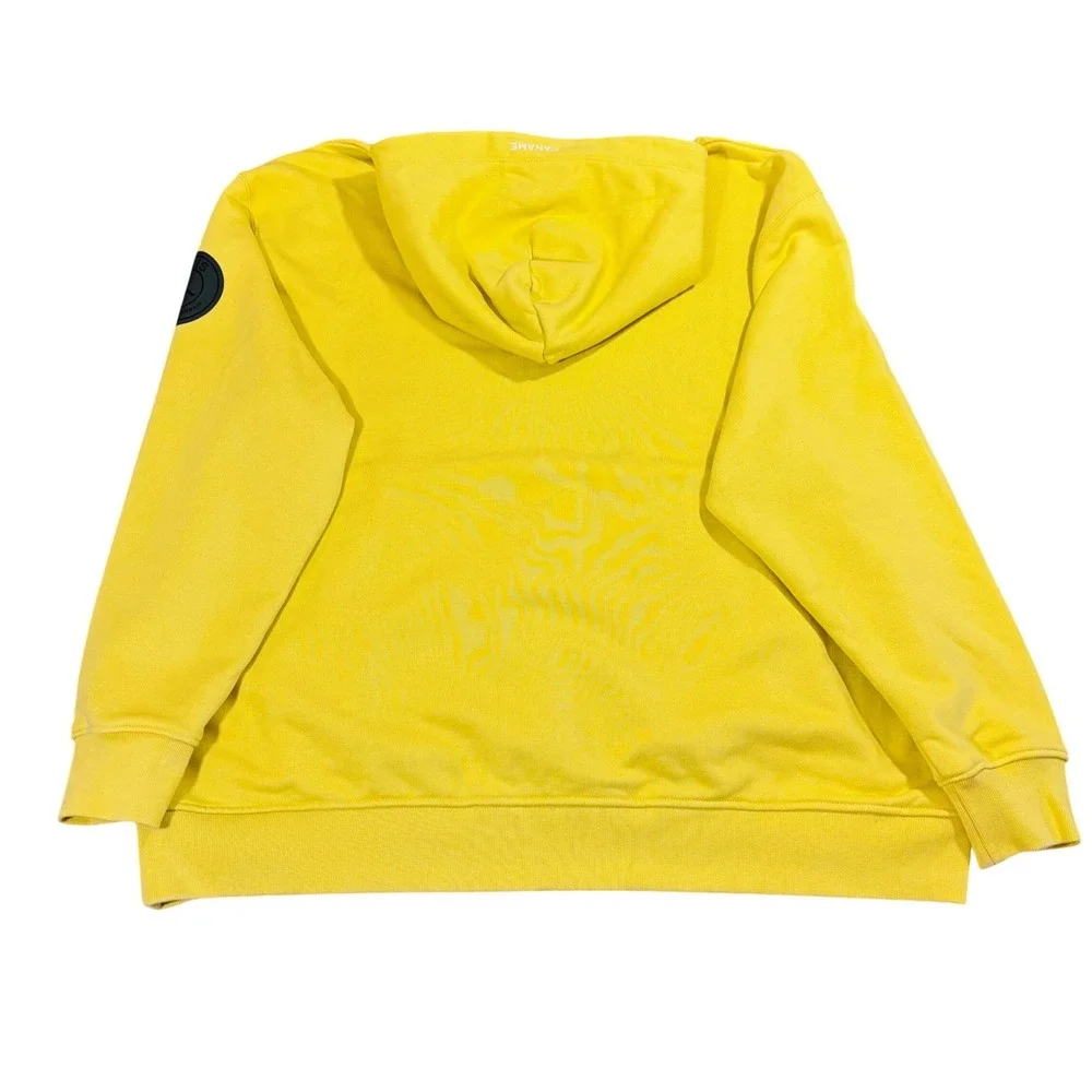 Jordan PSG Paris Wordmark Fleece Pullover Yellow Hoodie FN5324-700 Men XXL‎